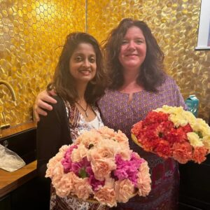 Divali viering met Janneke en Karishma